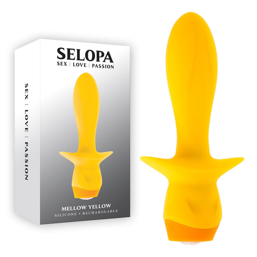 Selopa Mellow Yellow - Vibrating Anal Plug - Yellow