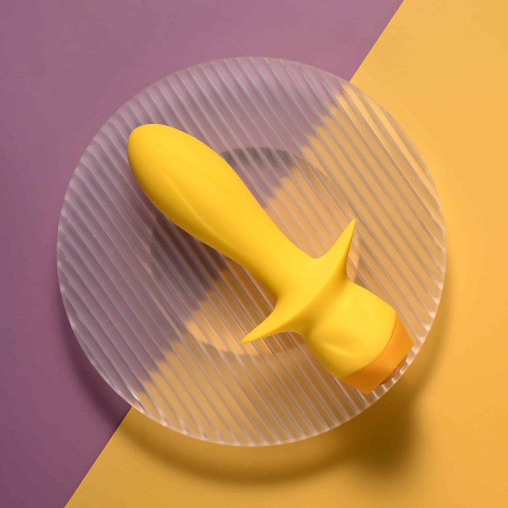 Selopa Mellow Yellow - Vibrating Anal Plug - Yellow