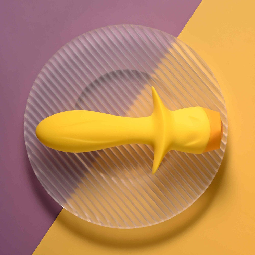 Selopa Mellow Yellow - Vibrating Anal Plug - Yellow