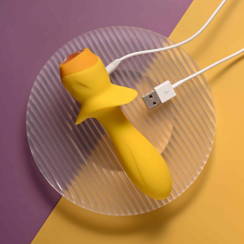 Selopa Mellow Yellow - Vibrating Anal Plug - Yellow