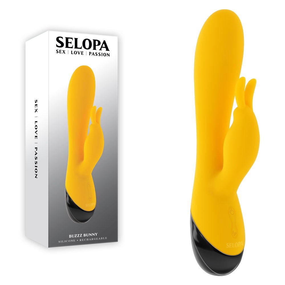 Selopa Buzz Bunny Rabbit Vibrator - Yellow