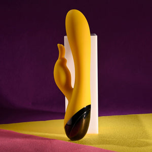 Selopa Buzz Bunny Rabbit Vibrator - Yellow