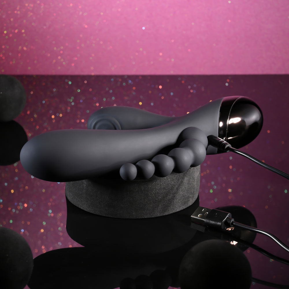 Selopa Triple Aces Triple Stimulator Vibrator - Black