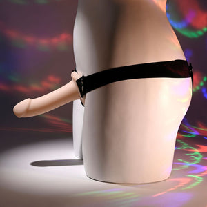 Selopa Our First 7 Inch  Hollow Strap-On Dildo - Flesh