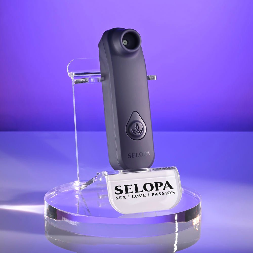 Selopa Sure Thing Vibrating & Sucking Stimulator - Black