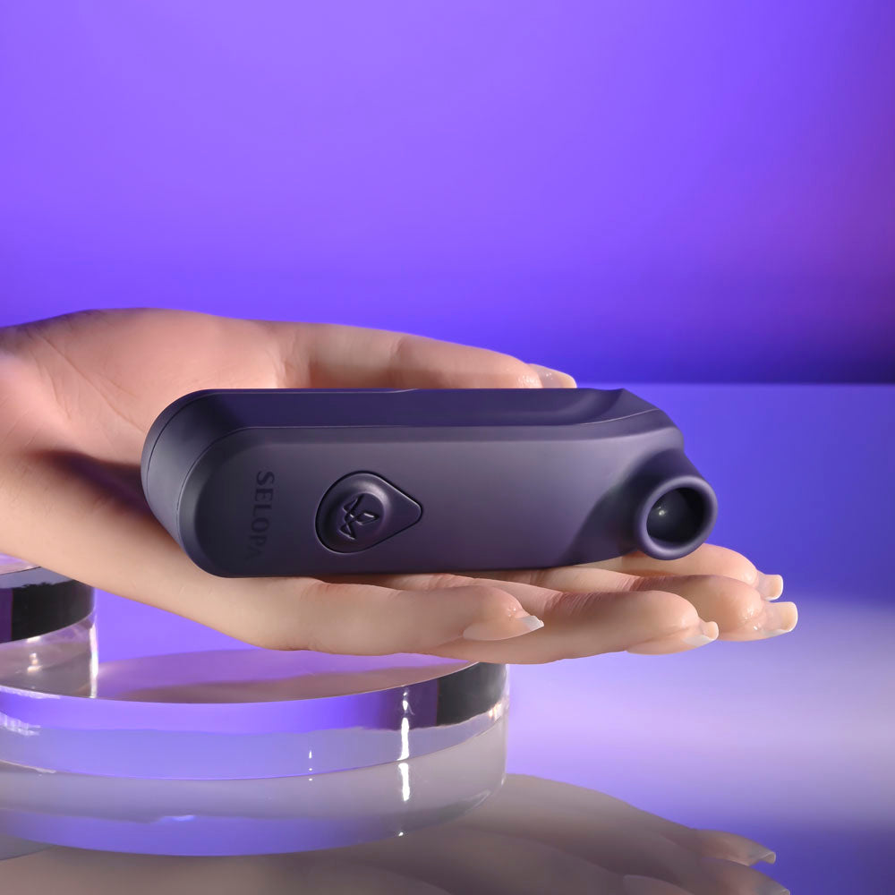 Selopa Sure Thing Vibrating & Sucking Stimulator - Black