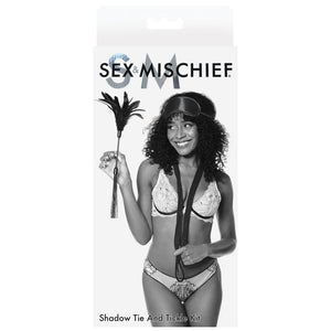 Sex & Mischief Shadow Tie and Tickle Beginners Kit - Black