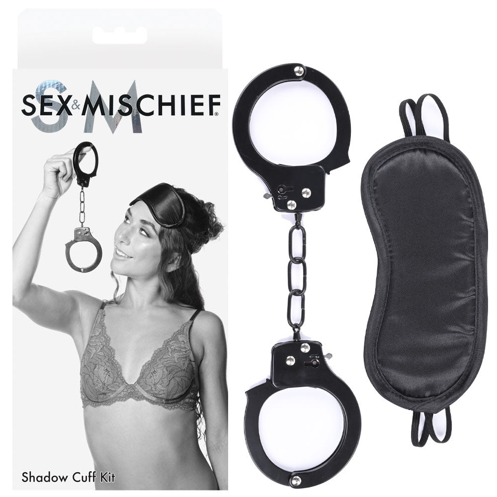 Sex & Mischief Shadow Cuff Kit - Black