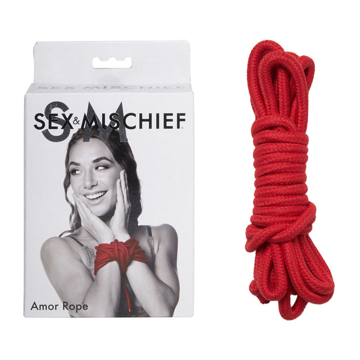 Sex & Mischief Amor Rope - Red