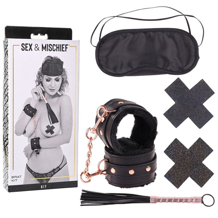 Sex & Mischief Brat Kit - Rose Gold/Black