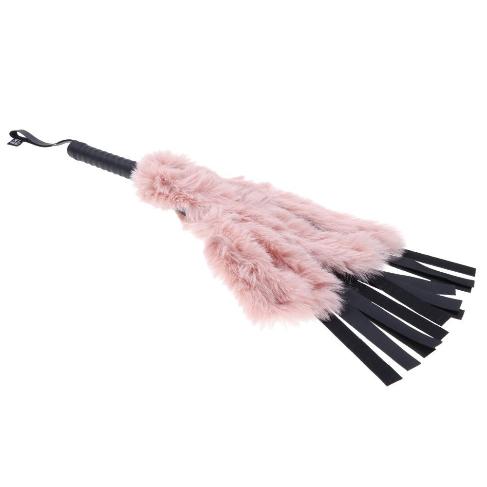 Sex & Mischief Brat Pink Faux Fur Flogger