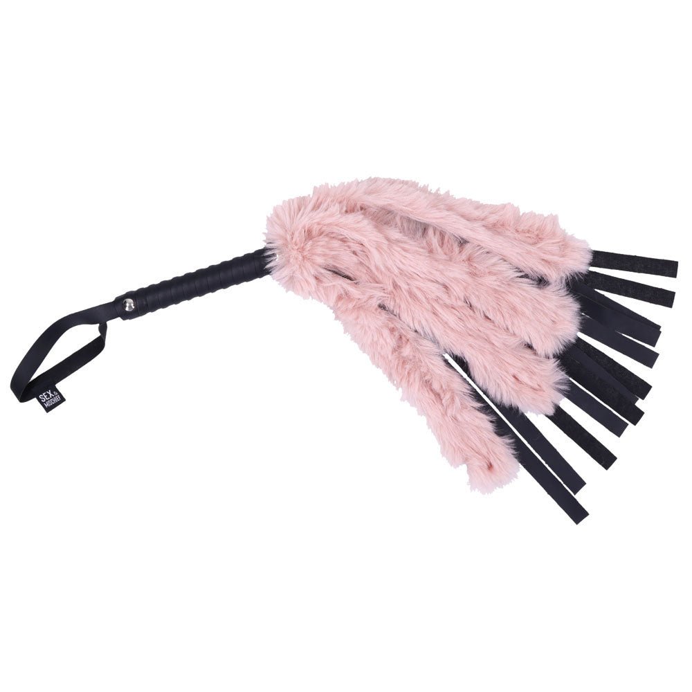 Sex & Mischief Brat Pink Faux Fur Flogger