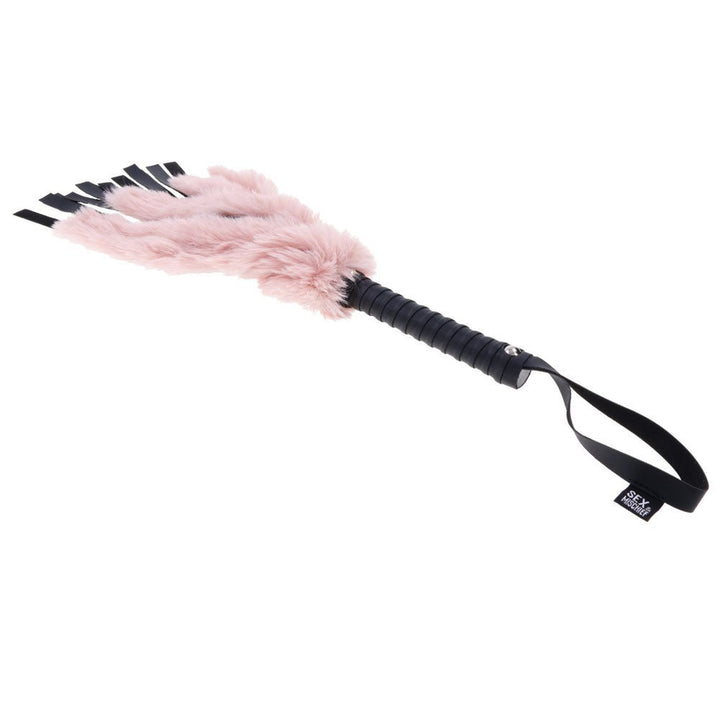 Sex & Mischief Brat Pink Faux Fur Flogger