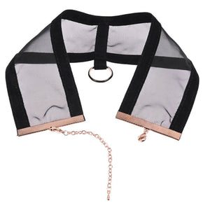 Sex & Mischief Sheer Day Collar - Black