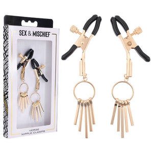 Sex & Mischief Verge Gold Nipple Clamps
