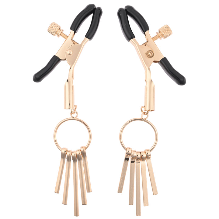 Sex & Mischief Verge Gold Nipple Clamps - Set of 2