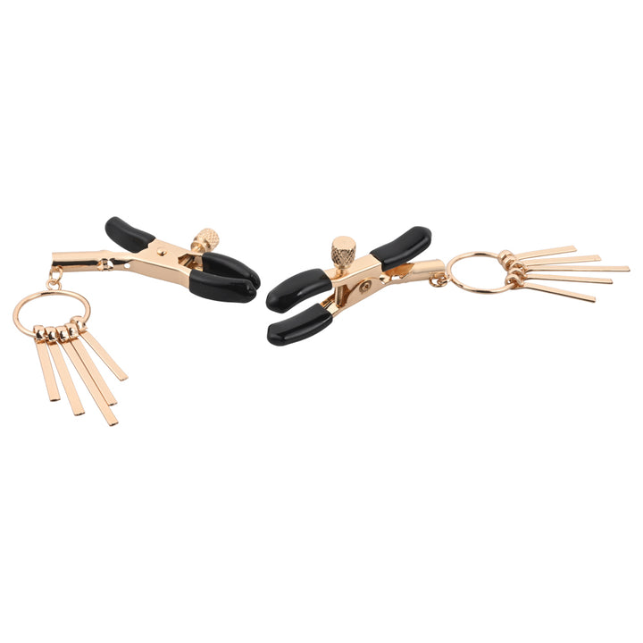 Sex & Mischief Verge Gold Nipple Clamps - Set of 2