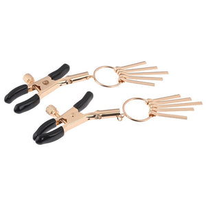 Sex & Mischief Verge Gold Nipple Clamps - Set of 2