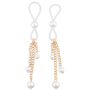 Sex & Mischief Pearl Nipple Ties
