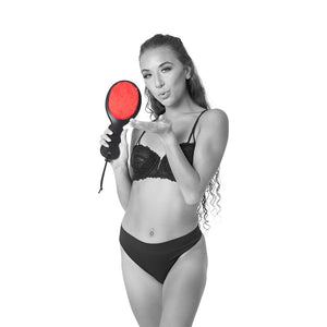 Sex & Mischief Amor Paddle - Red/Black