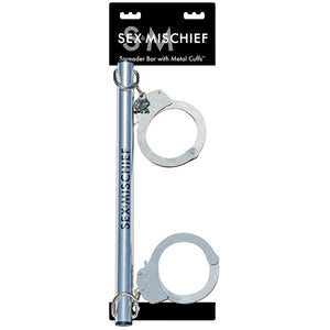 Sex & Mischief Spreader Bar with Metal Cuffs