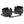 Sex & Mischief Shadow Fur Handcuffs - Black