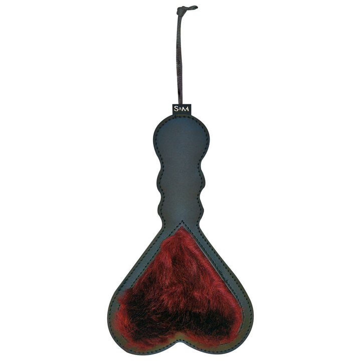 Sex & Mischief Enchanted Heart Paddle - Red/Black