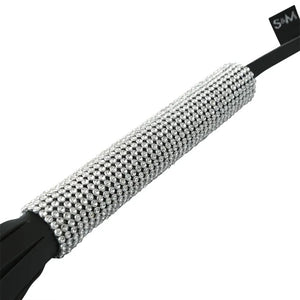 Sex & Mischief Sparkle Flogger - Black
