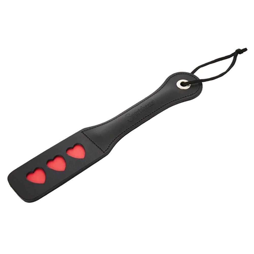 Sex & Mischief Heart Paddle - Black