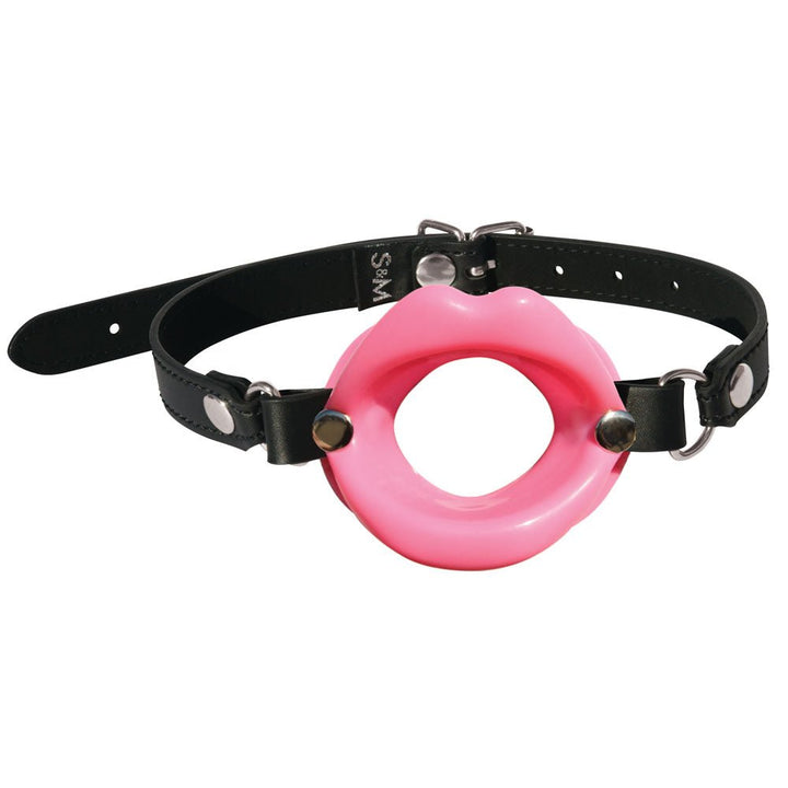 Sex & Mischief Silicone Lips Mouth Gag - Pink