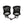 Sex & Mischief Fishnet Cuffs - Black