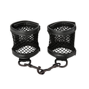 Sex & Mischief Fishnet Cuffs - Black
