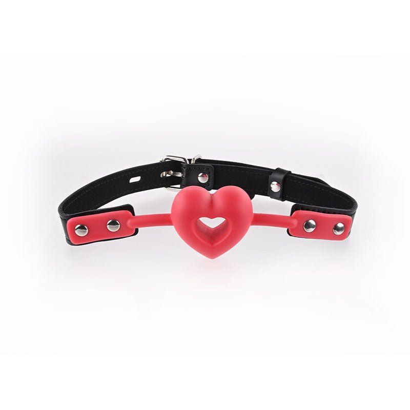 Sex & Mischief Amor Ball Gag - Red/Black