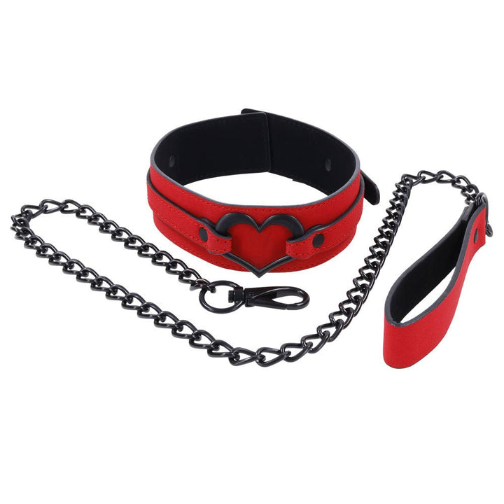 Sex & Mischief Amor Collar and Leash - Red