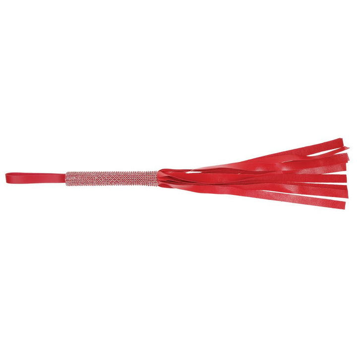 Sex & Mischief Amor Sparkle Flogger - Red