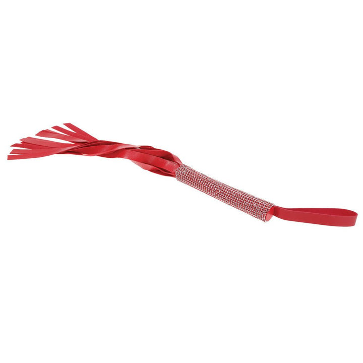 Sex & Mischief Amor Sparkle Flogger - Red