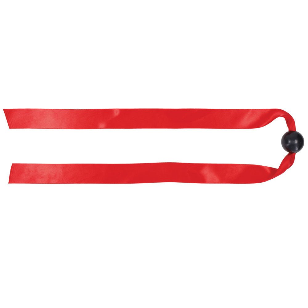 Sex & Mischief Amor Satin Ball Gag - Red