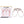 Sex & Mischief Peaches n CreaMe Collar with Nipple Clamps - Peach