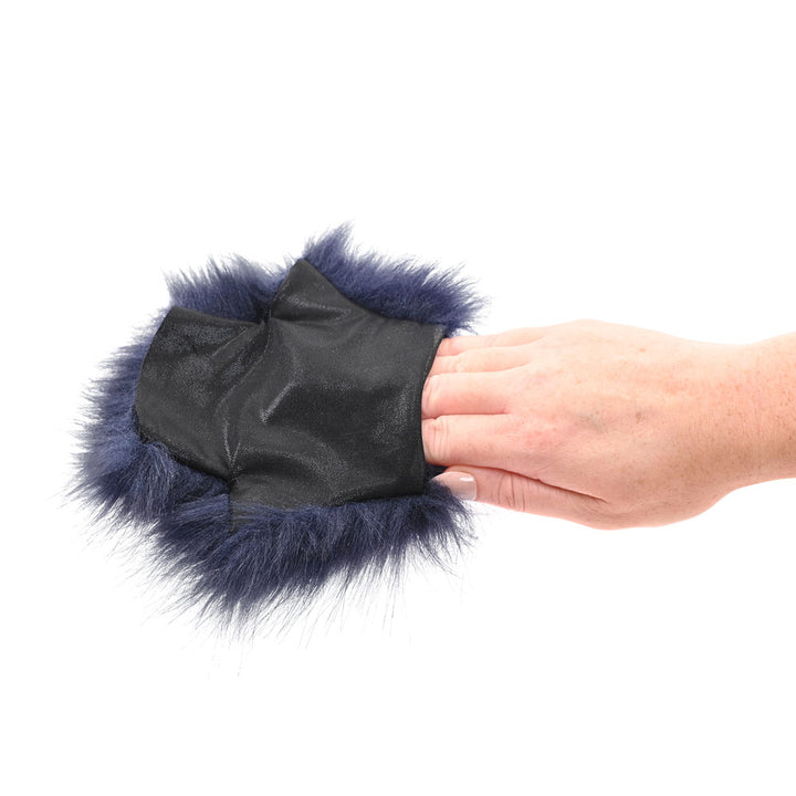 Sex & Mischief Cougar Spiked Sensory Glove - Navy Blue