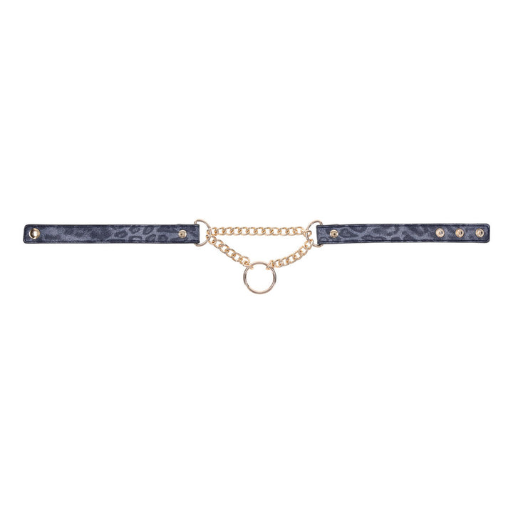 Sex & Mischief Cougar Day Collar - Navy Blue/Gold Collar