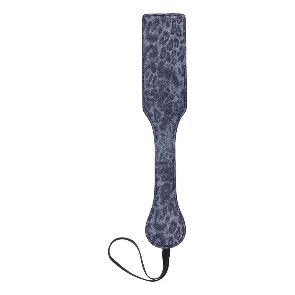 Sex & Mischief Cougar Studded Paddle - Navy Blue