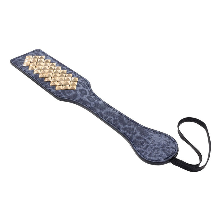 Sex & Mischief Cougar Studded Paddle - Navy Blue