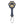 Sex & Mischief Cougar Paw Paddle - Navy Blue/Gold