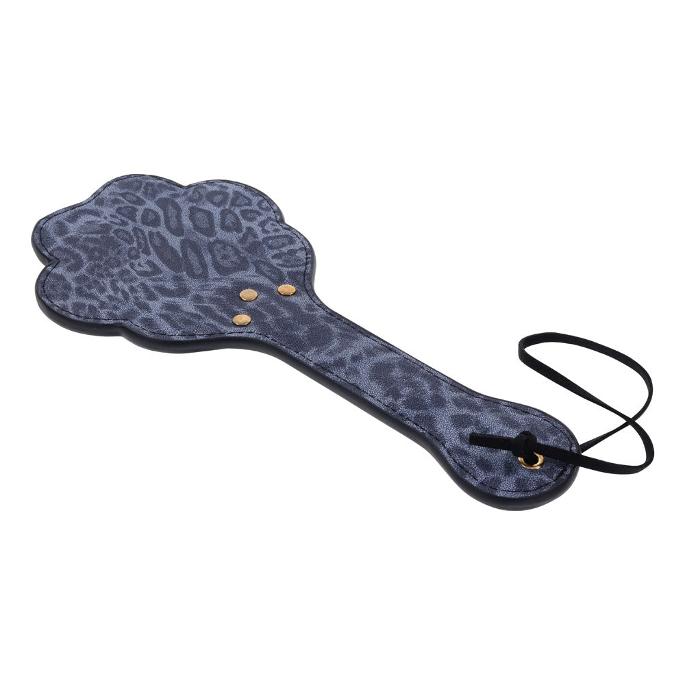 Sex & Mischief Cougar Paw Paddle - Navy Blue/Gold