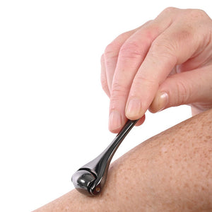 Sex & Mischief Exs & Ohs Temperature Play Sensory Roller - Gunmetal