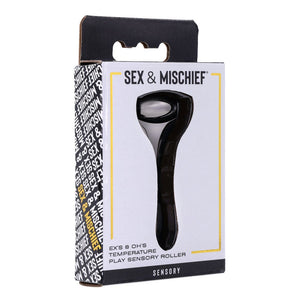 Sex & Mischief Exs & Ohs Temperature Play Sensory Roller - Gunmetal
