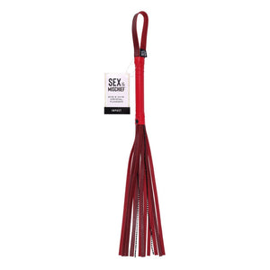 Sex & Mischief Exs & Ohs Crystal Flogger - Red