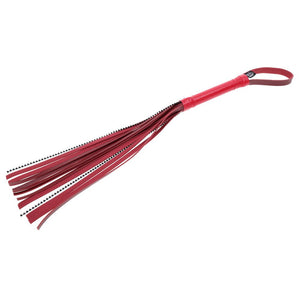 Sex & Mischief Exs & Ohs Crystal Flogger - Red