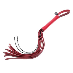 Sex & Mischief Exs & Ohs Crystal Flogger - Red