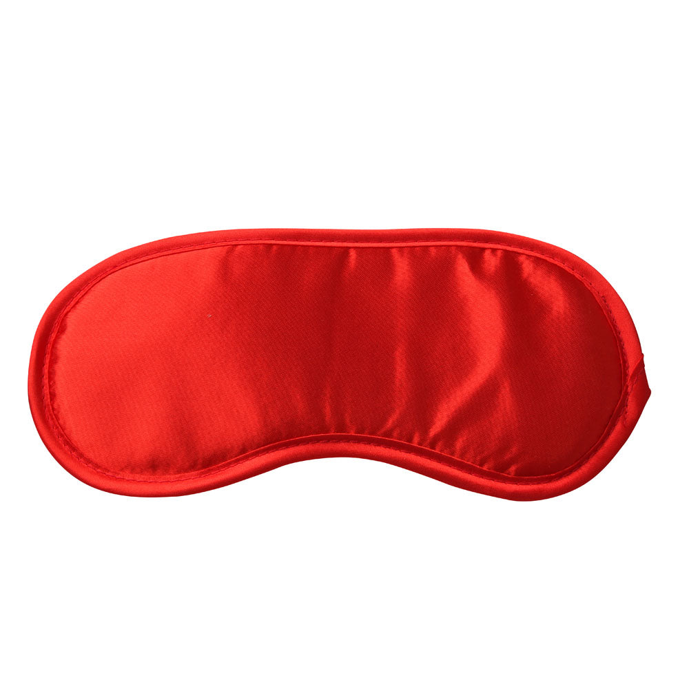 Sex & Mischief Satin Blindfold - Red